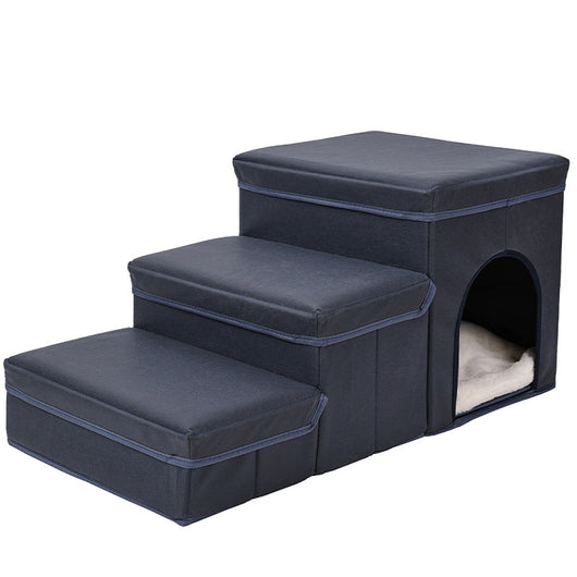 Cama Elevada Multifuncional para Mascotas con Escaleras - Image 3