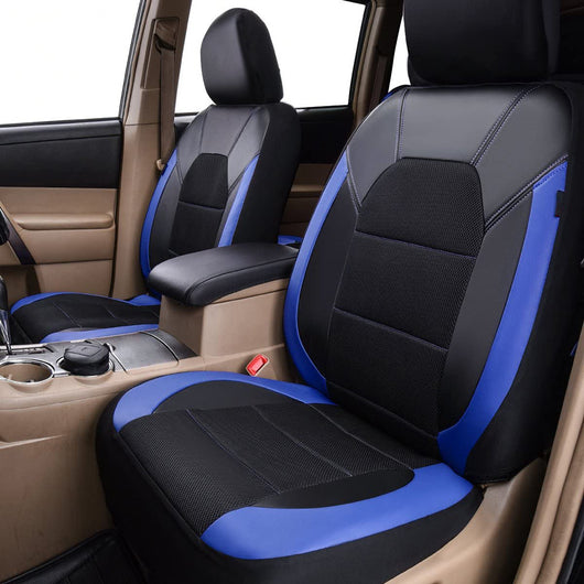 Funda de Asiento de Auto con Costura Sándwich en Cuero PU Premium - Image 40