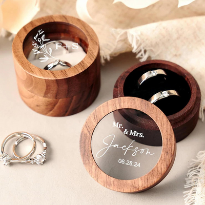 Caja de Presentación para Anillo de Propuesta - Ceremonia Nupcial - Image 4