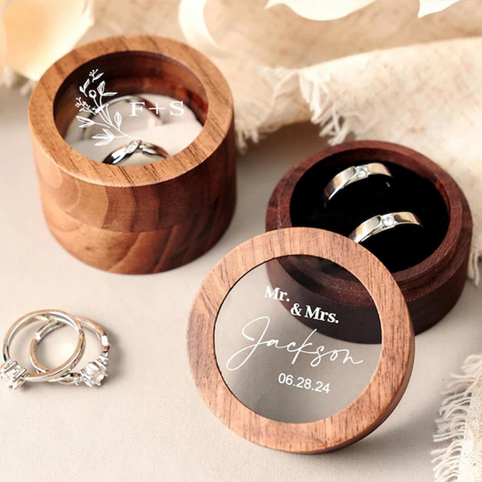Caja de Presentación para Anillo de Propuesta - Ceremonia Nupcial - Image 4