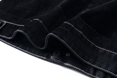 Chaqueta Denim Vintage con Paneles Texturizados para Hombre - Image 23