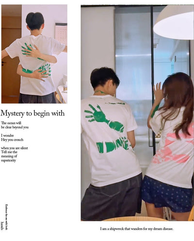 Playera para Pareja Blanca DIY Hug 520 - Regalo Romántico Personalizable - Image 7