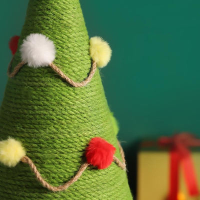 Árbol Rascador Navideño para Gatos con Materiales Naturales - Image 5