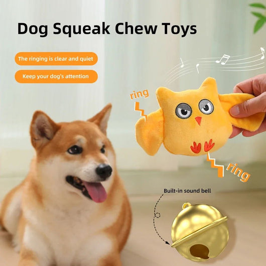 Juguetes Chirriantes para Perros - Peluches Resistentes a Mordidas para Mascotas Pequeñas y Grandes
