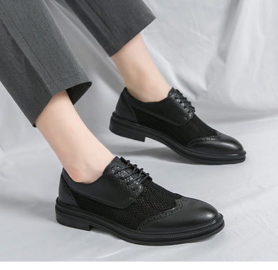 Zapatos Brogue Calados Talla Grande para Hombre - Image 8