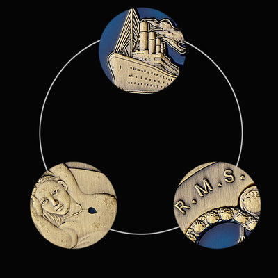 Moneda Conmemorativa Corazón del Océano Titanic - Image 6