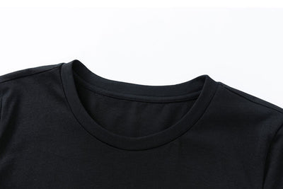 Playera Mujer Manga Corta Diseño Asimétrico Moderno - Image 3