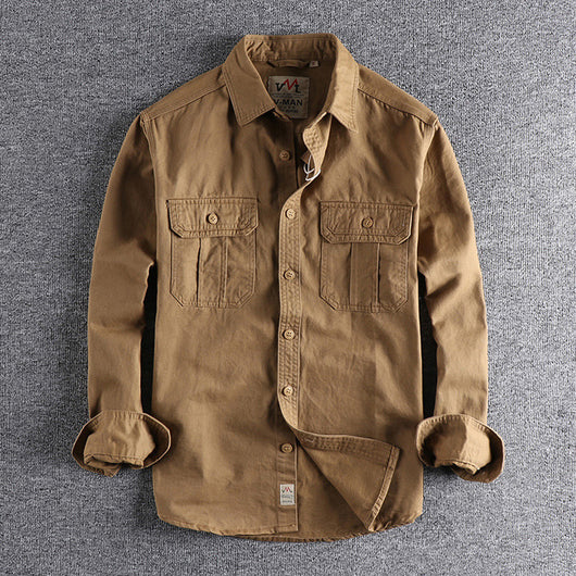 Chaqueta Camisa Multibolsillos para Trabajo - Lavado Fácil - Image 8