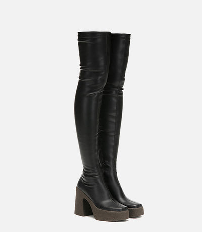 Botas Plataforma Impermeables con Punta Cuadrada y Suela Reforzada - Image 11