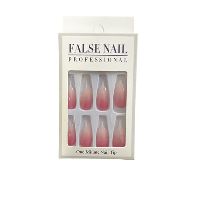 Parches de Uñas Minimalistas Degradado Durazno Polvo Apricot - Image 6