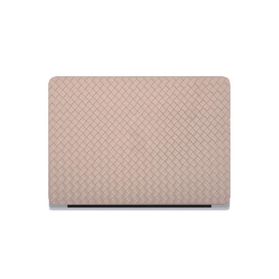 Funda para Laptop Tejida en Cuero Color Té con Leche - Image 5
