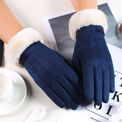 Guantes de Invierno para Conducir con Pelaje - Pantalla Táctil, Impermeables y Cálidos - Image 4