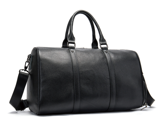 Bolsa de Viaje de Cuero Premium con Compartimento de Zapatos y Bandolera - Image 6