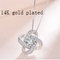 925 Sterling Plateado Necklace For Women Forever Heart AAA Zircon Mosaic Necklaces & Pendants Gift 14Kwhitegold
