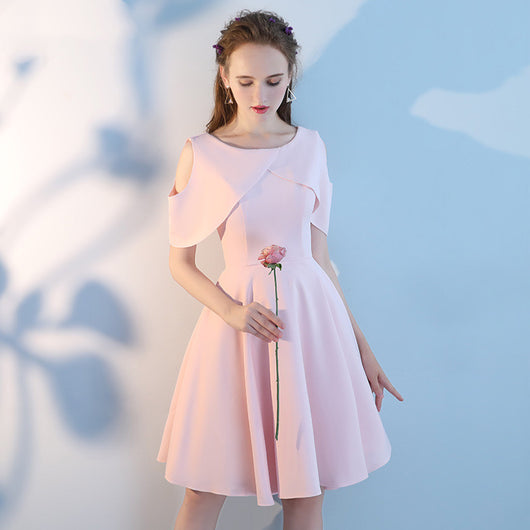Vestido Corto para Damas de Honor en Rosa - Image 23