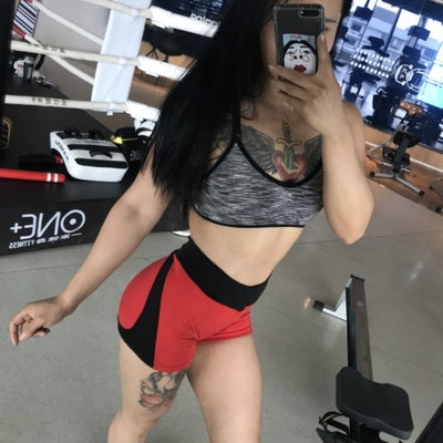 Shorts Yoga Ajustados con Costuras Reforzadas - Leggins Deportivos 3/4 para Mujer