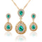 Conjunto de Aretes y Collar Coordinado