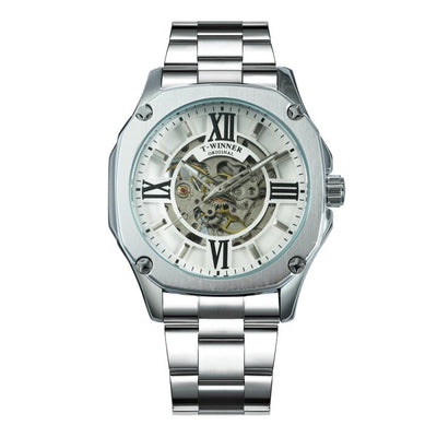 Reloj Mecánico Hueco para Hombre con Diseño Transparente - Image 22