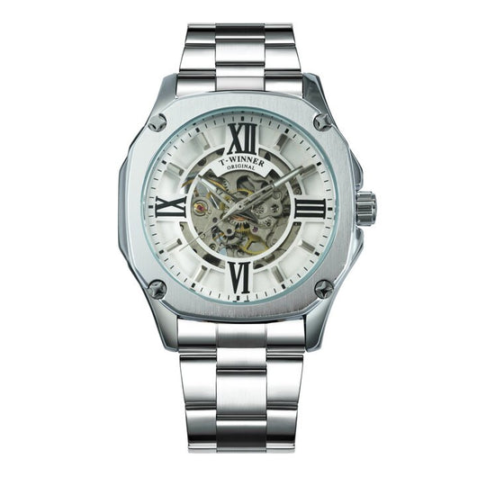 Reloj Mecánico Hueco para Hombre con Diseño Transparente - Image 22