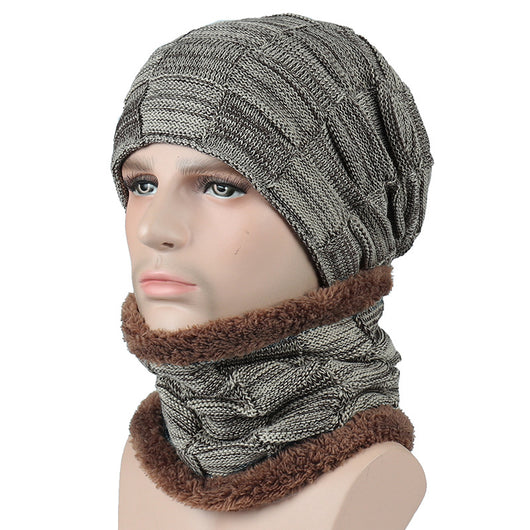 Gorro de Lana Cuadros Térmico para Hombre - Invierno y Otoño - Image 14