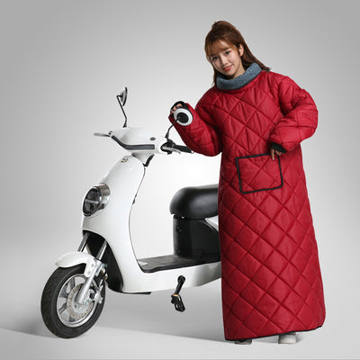 Chaqueta Cortavientos Acolchada Impermeable con Asa de Transporte - Image 24