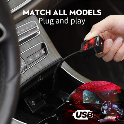 Proyector de Luces Estrelladas USB - Iluminación LED Galaxia para Auto e Interior - Image 6