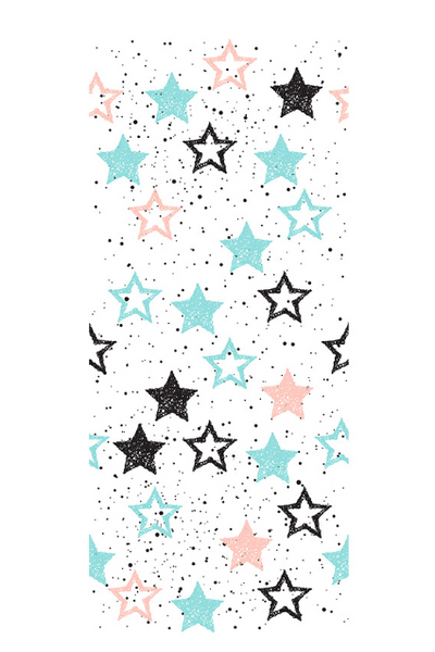 White PVC self-adhesive wallpaper with a playful pattern of hand-painted style polka dots in red, yellow, teal, and purple. - Image 13