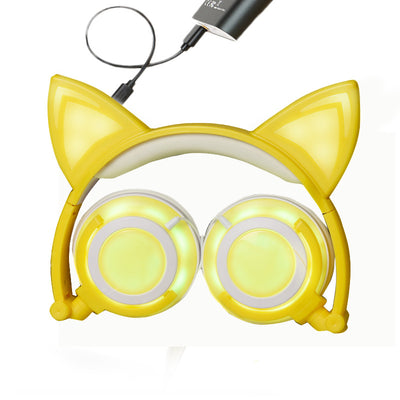 Audífonos Inalámbricos con Orejas de Gato Luminosas y Diseño Plegable - Image 23