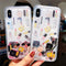 Funda Móvil con Patrón Cosmético y Líquido Dinámico