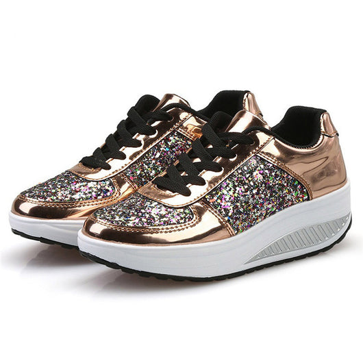 Tenis de Bota con Lentejuelas para Mujer - Image 4