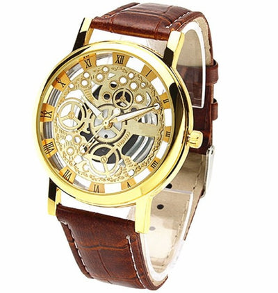 Reloj de Pareja Resistente al Agua con Diseño Calado Doble Cara - Image 4