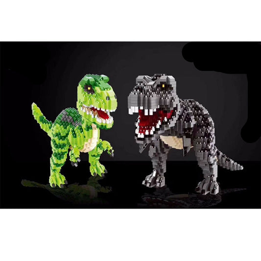 Rompecabezas de Diamante de Partículas Pequeñas Dinosaurio - Juego de Bloques de Construcción DIY