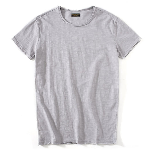 Camiseta Básica Slim Fit Cuello Redondo - Colores Lisos Primavera Verano - Image 9