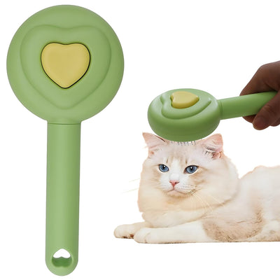 Peine Deslanador para Gatos y Perros con Liberación de Un Click