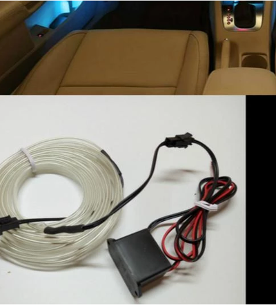 Tira LED Neon para Auto y Bicicleta - Luz Decorativa 12V Impermeable USB - Image 8