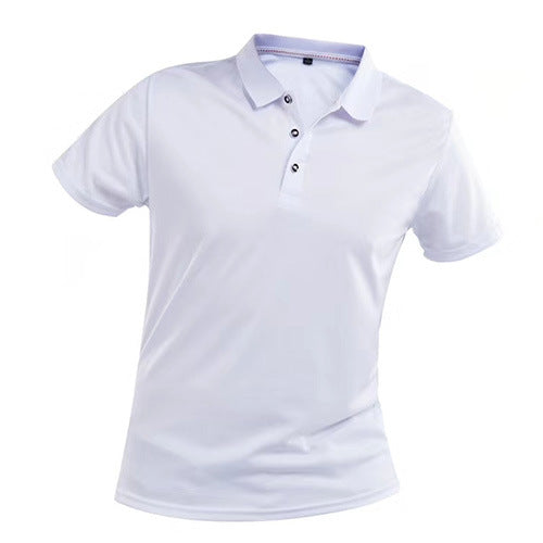 Polo Deportivo Manga Corta Color Sólido para Hombre - Image 2
