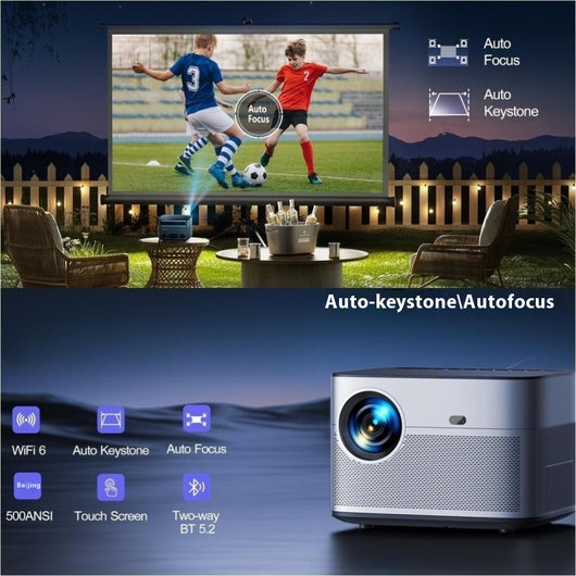 Proyector Portátil 4K para Dormitorio y Hogar - Image 5