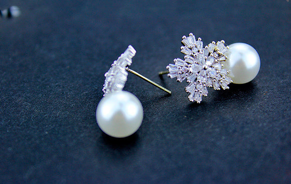 Aretes Perla de Nieve