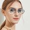 Gafas Ovaladas de Cristal sin Marco para Mujer