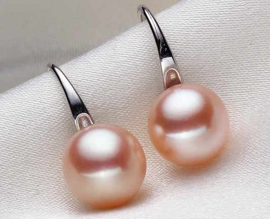 Aretes de Perlas de Agua Dulce