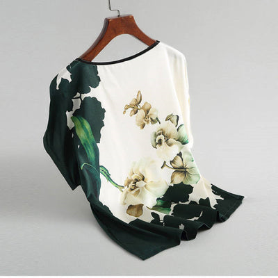 Blusa Suelta de Manga Corta para Mujer Talla Grande - Image 3