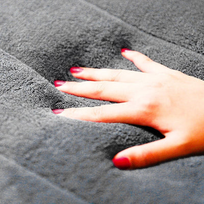 Tapete de Baño Coral Fleece con Espuma Viscoelástica - Antideslizante y Absorbente - Image 5