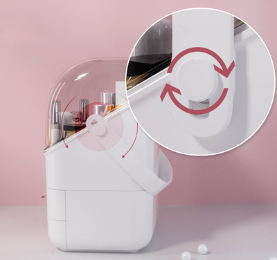 Organizador de Maquillaje Transparente con Cajones Separables - Image 5