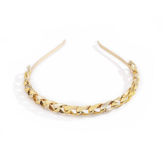 Diadema Twist Chain con Diseño Minimalista para Lavar - Image 2