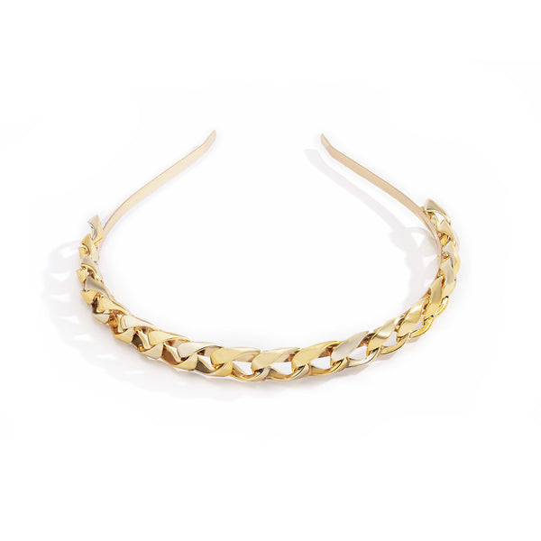 Diadema Twist Chain con Diseño Minimalista para Lavar - Image 2