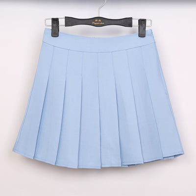 Falda Plisada Blanca de Cintura Alta Estilo Colegiala Japonesa - Image 18