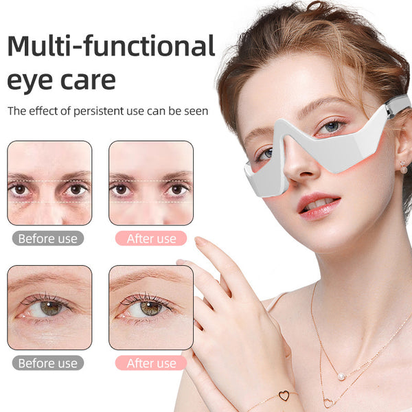 Dispositivo de Cuidado Ocular con Luz Roja y Compresa Térmica