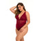 Lencería Sensual Talla Grande con Encaje y Malla