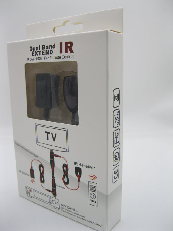 Extensor IR de Banda Dupla 30-60KHz com Controle Remoto por HDMI