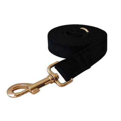 Correa y Collar Doble Capa de Microfibra con Hebilla Oro Rosa - Image 4
